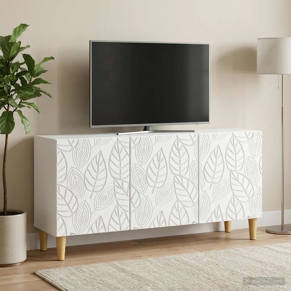 Mobile TV 99 x 34,5 x 50 cm Bianco Legno ingegnerizzato 895175