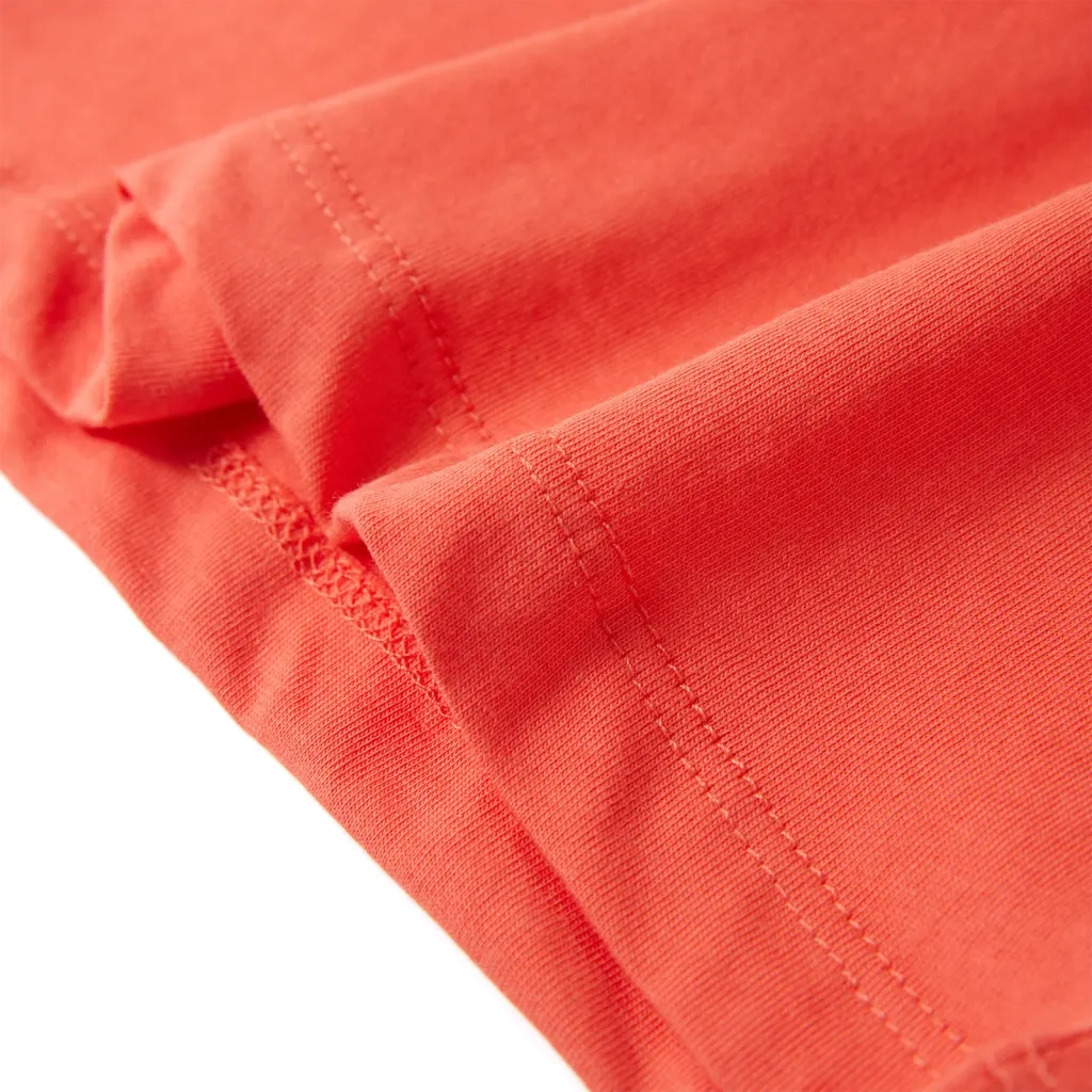 Maglietta da Bambino Maniche Corte Rosso Chiaro 140