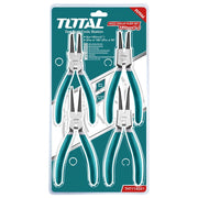 SET PINZE PER ANELLI ELASTICI INTERNI ESTERNI SEEGER 180mm 4pz TOTAL TOTTHT114041