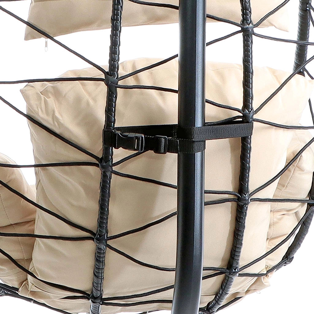Poltrona sospesa in rattan indoor outdoor max 130 kg Sedia a dondolo