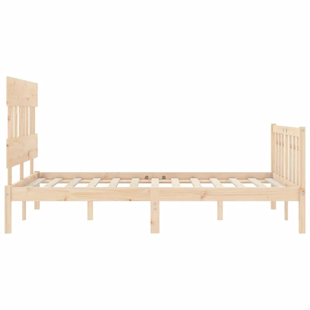 Giroletto senza Materasso 140x200 cm in Legno Massello di Pino 3193336