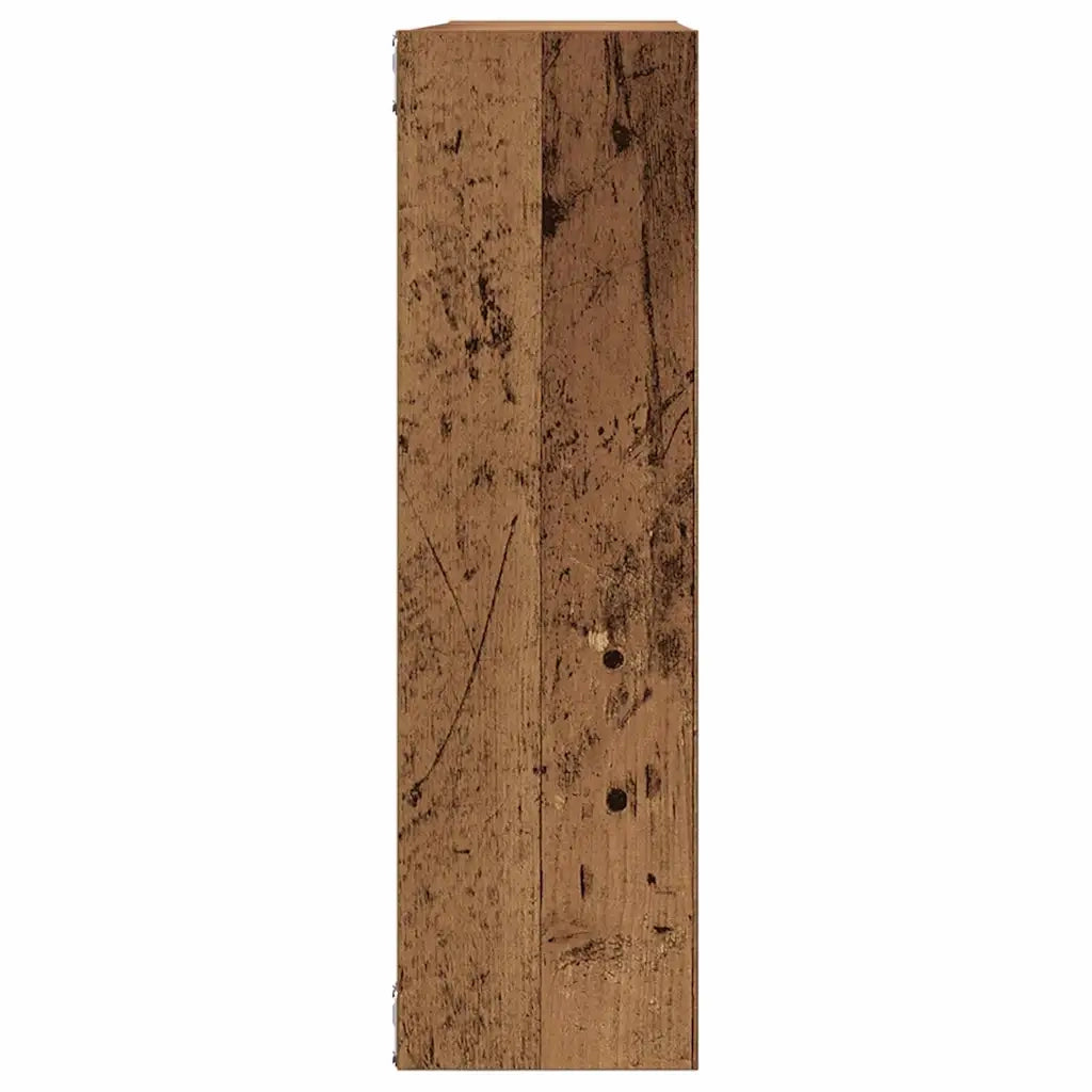 Mensola a Muro Legno Antico 75x16x55 cm in Legno Multistrato 862045