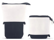 Etui unisex con tasetti, etui con tasche per utensili di scrittura con chiusura a raccordo, etui unisex con grande capacità per utensili di scrittura