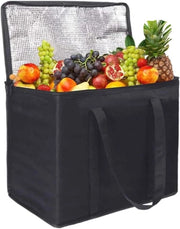 Borsa Isolante per Cibo e Bevande - Grande Borsa da Picnic - Borsa per Cibo e Bevande con Isolamento Termico - Borsa per Shopping e Campeggio con Piumino di Protezione
