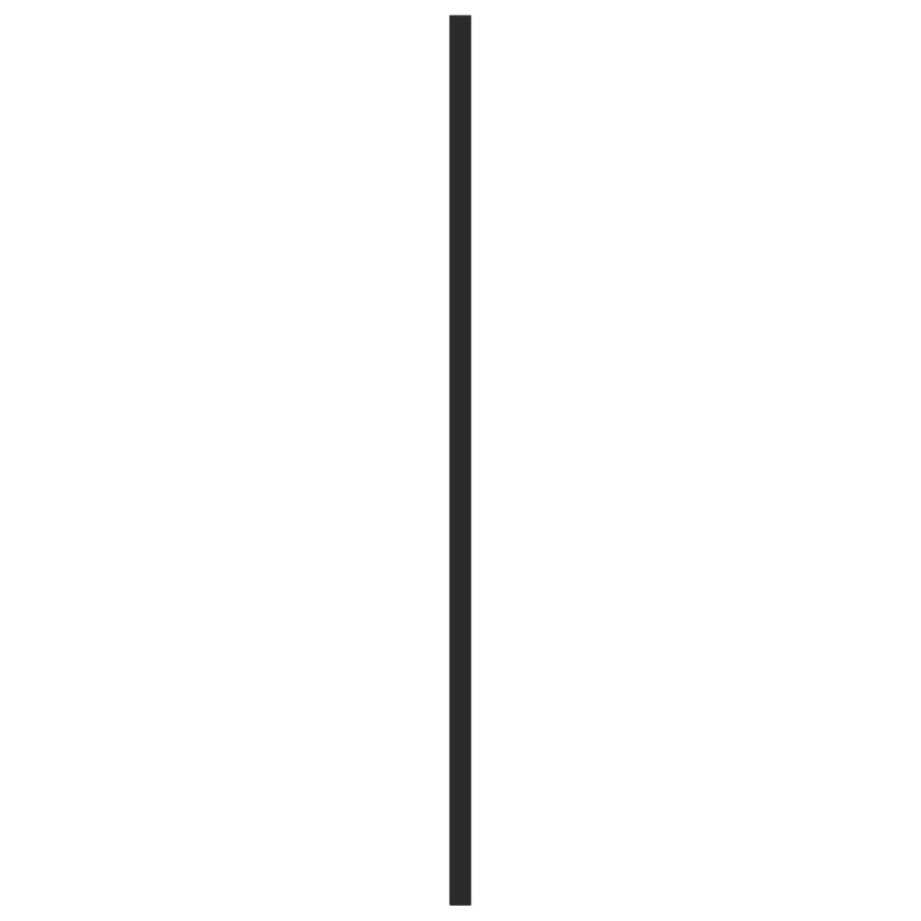 Maniglie per Mobili 10 pz Nere 480 mm in Acciaio Inox