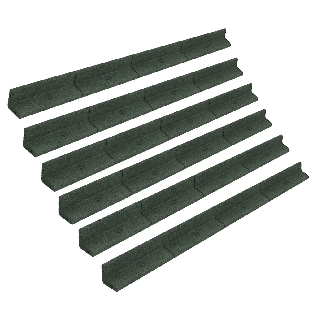 Bordura Giardino Flessibile 6x1,2m Verde per Prato Aiuole Sentieri