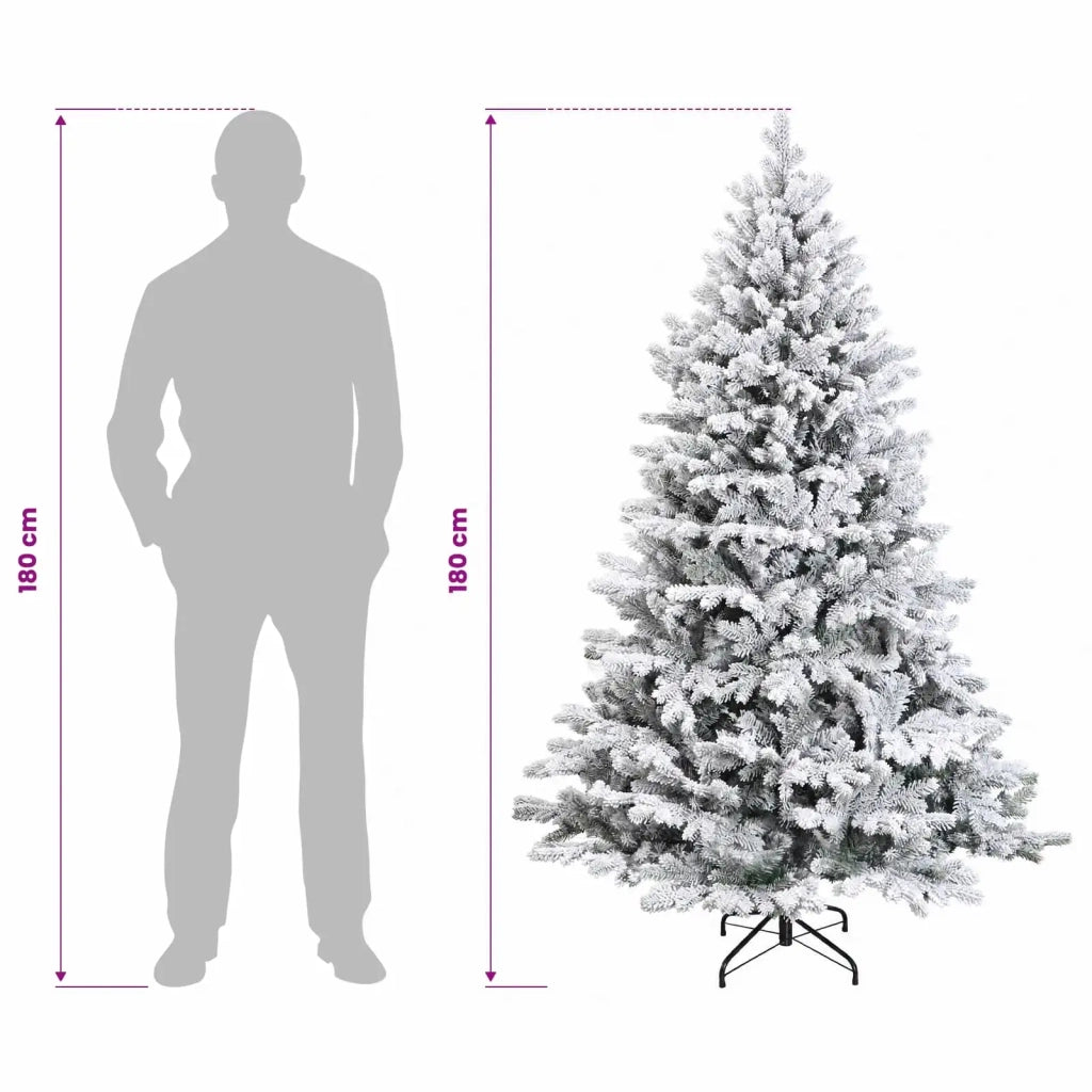 Albero di Natale Artificiale con Rami Pieghevoli 180 cm 42055559