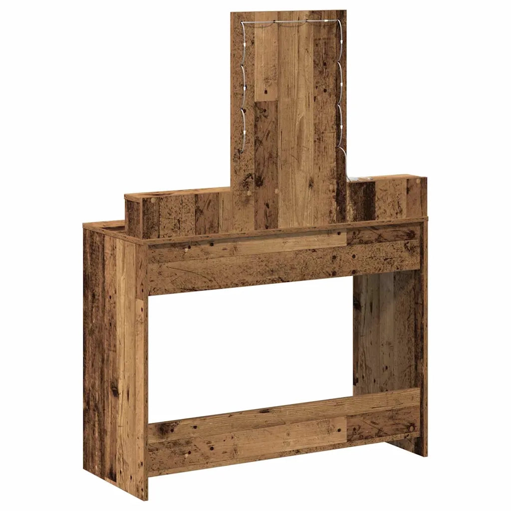Tavolo da Trucco Marrone 100 x 41 x 140 cm Legno multistrato 865179
