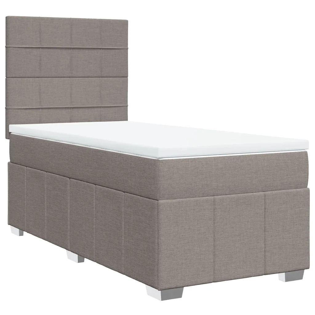 Giroletto a Molle con Materasso Tortora 80x200 cm inTessuto 3293799