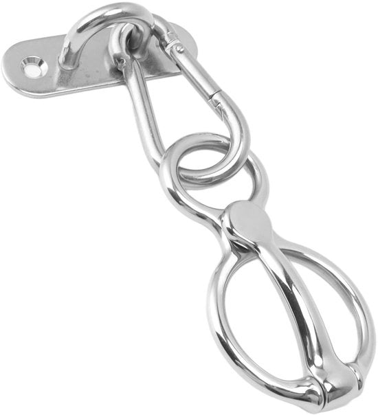 Anello di sicurezza per cavalli - Accessori per cavalli - Addestramento dei cavalli - Acciaio inossidabile - Alta qualità - Progetto duraturo