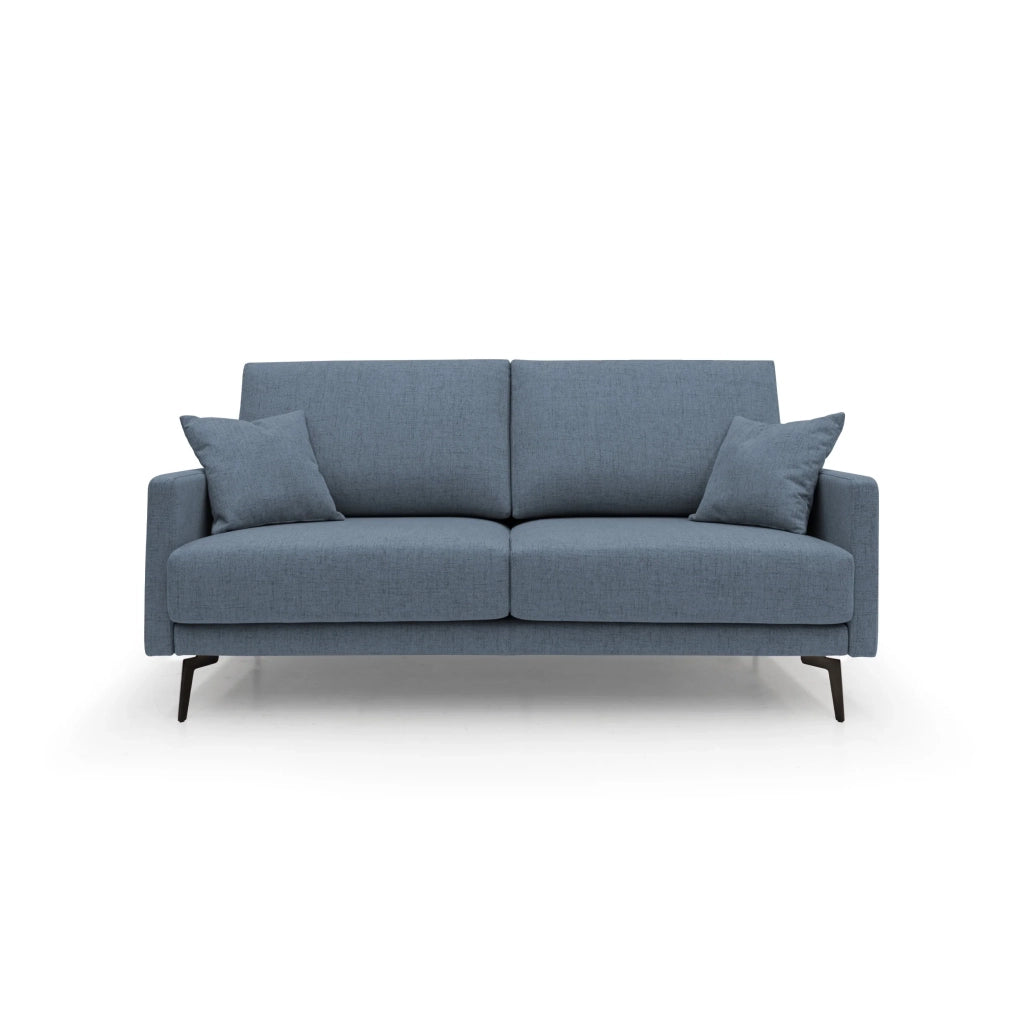 Saturno Divano moderno in tessuto morbido impermeabile T03 140 cm blu