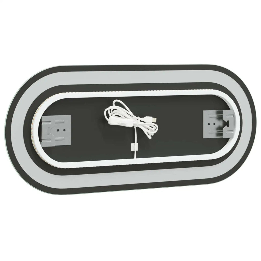 Specchio da bagno LED Trasparente 70 x 30 cm vetro temperato 42045852