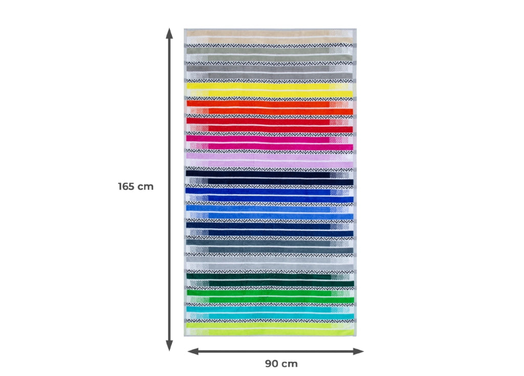 Telo Mare Jacquard Spugna Asciugamano Spiaggia Disegno Cile