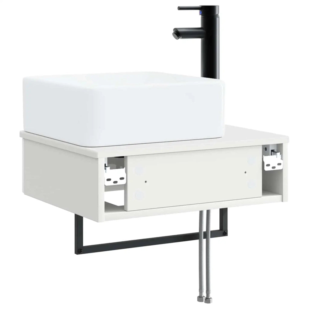 Lavabo da Parete Bianco Lucido 53 x 35 x 39 cm CFW3095694