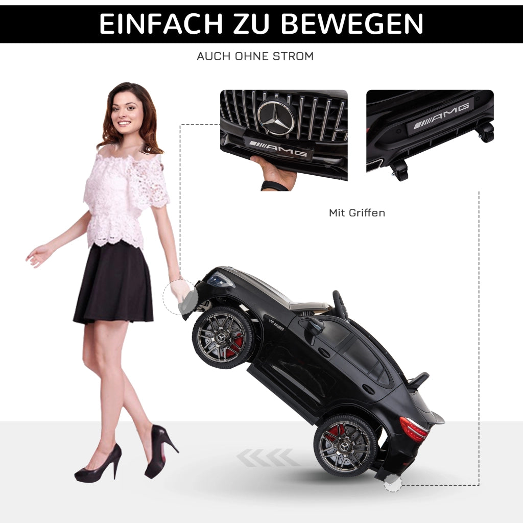 Auto Elettrica per Bambini 12V ¨C Xylo ¨C Con Telecomando 2,4G, Cintura Sicurezza, Nero