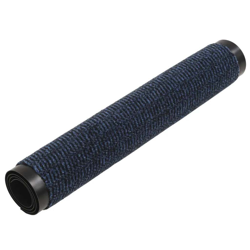 Zerbino | Tappeti Antipolvere 2 pz Rettangolari Trapuntati 120x180cm Blu
