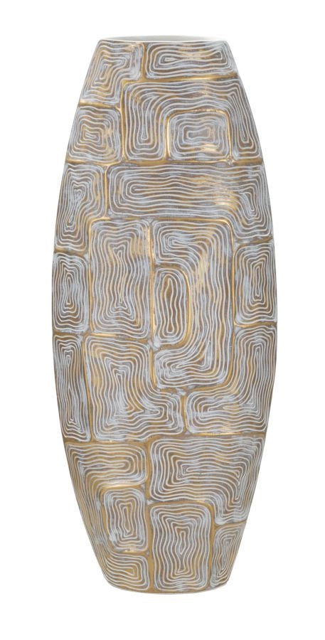 Vaso Eclips Tower in Resina 24x11,5x59,5 cm