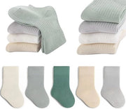 Calze per bambini - 5 paia - S - Calze per bambini - Calze per bambini - Calze estivi senza tomaia - Calze per neonati - Calze senza tomaia - Per bambini di taglia media e grande - Stile universitario