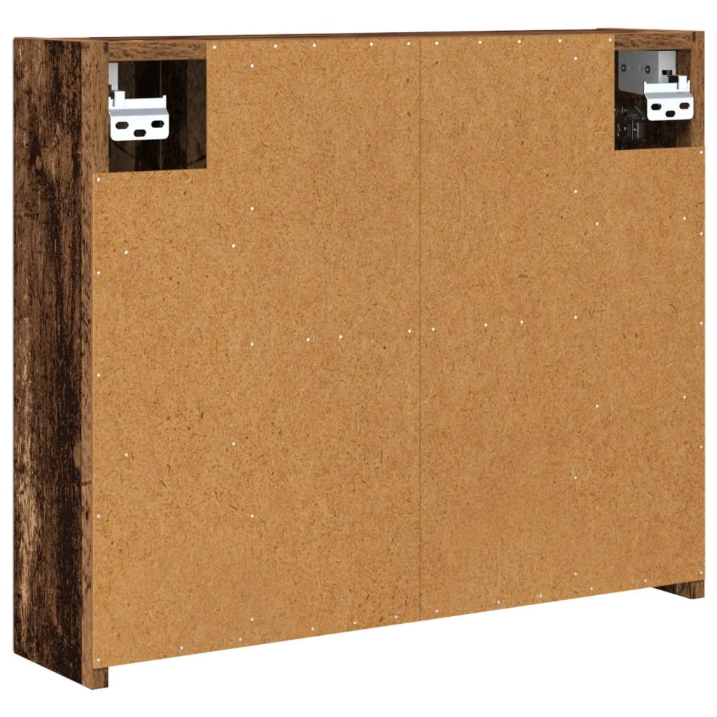 Mobiletto per specchio da bagno Legno vecchio 60 x 14,5 x 50 cm
