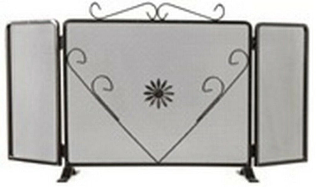 Parascintille 2 Ante 100X50H Cuore - Artigianferro