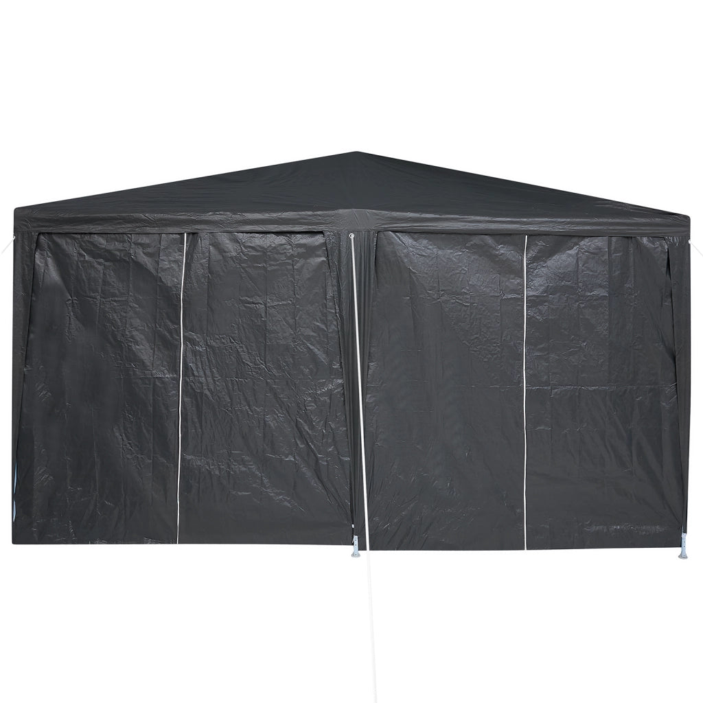 Tenda Feste con 8 Pareti Antracite 4x4 m PE