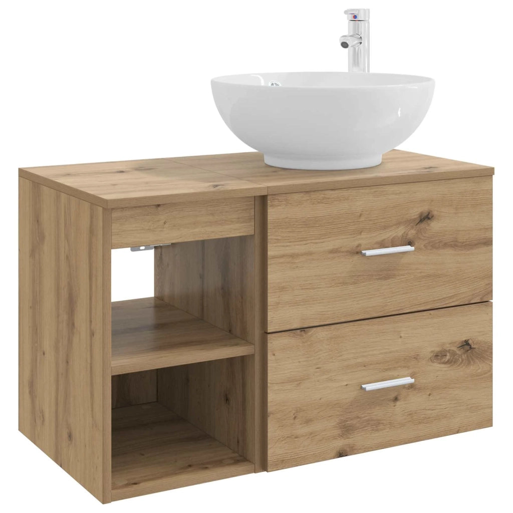 Set di mobili per il bagno 2 pcs Rovere Artigianale 3403919