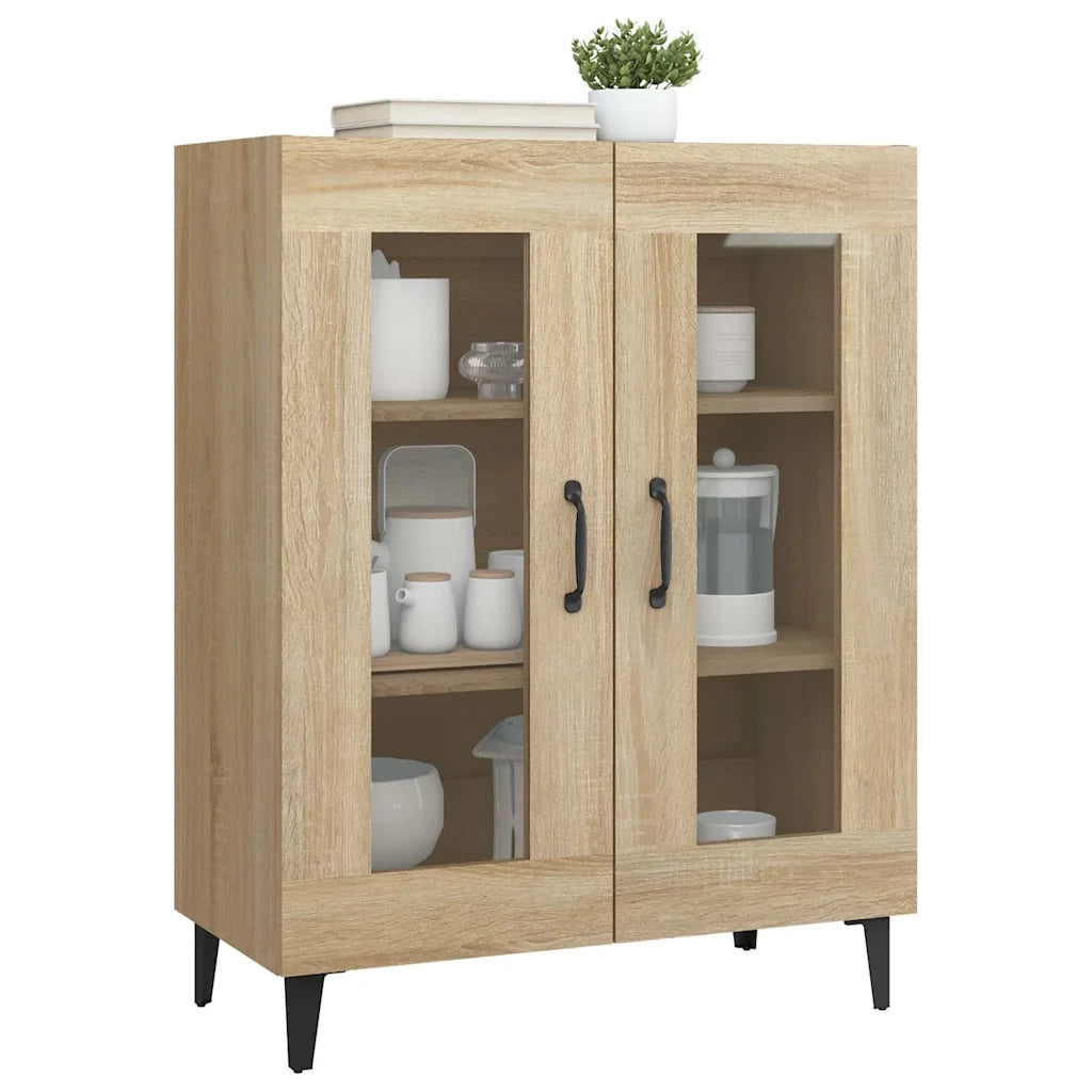 Credenza Rovere Sonoma 69,5x34x90 cm in Legno Multistrato 812126