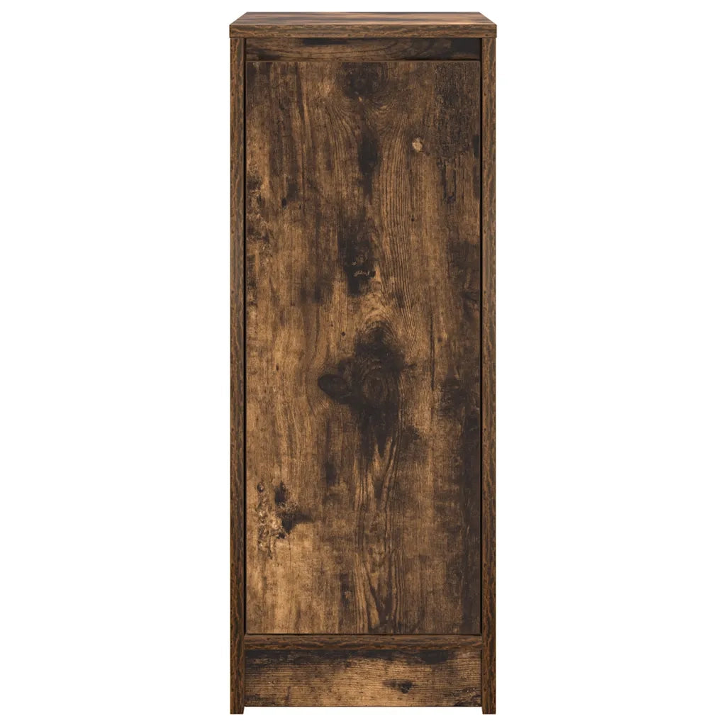 Scarpiera Rovere Fumo 29,5x34x76 cm in Legno Multistrato 861863