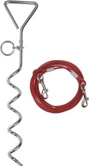 Connettore per Caravan con attrezzatura di connessione e fissaggio per cavo per cani