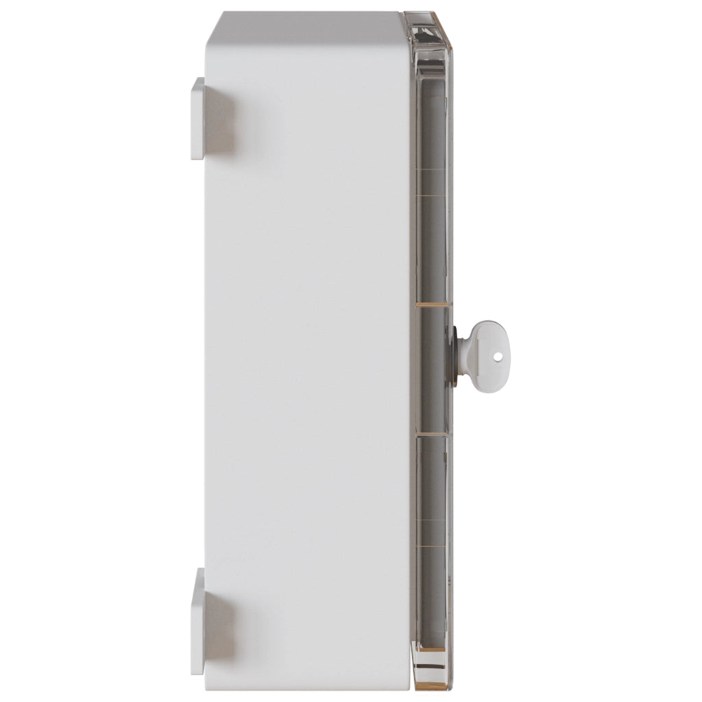 Cabinet di Controllo IP65 Impermeabile Grigio 25x13x33 cm in Plastica ABS