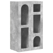 Credenza | Madia | Buffet da pranzo | Armadio da pranzo Grigio cemento 59 x 35 x 100,5 cm Legno multistrato