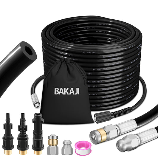 Sonda Sturatubi Spurgatubi per Idropulitrice Alta Pressione 15 Metri con Borsa