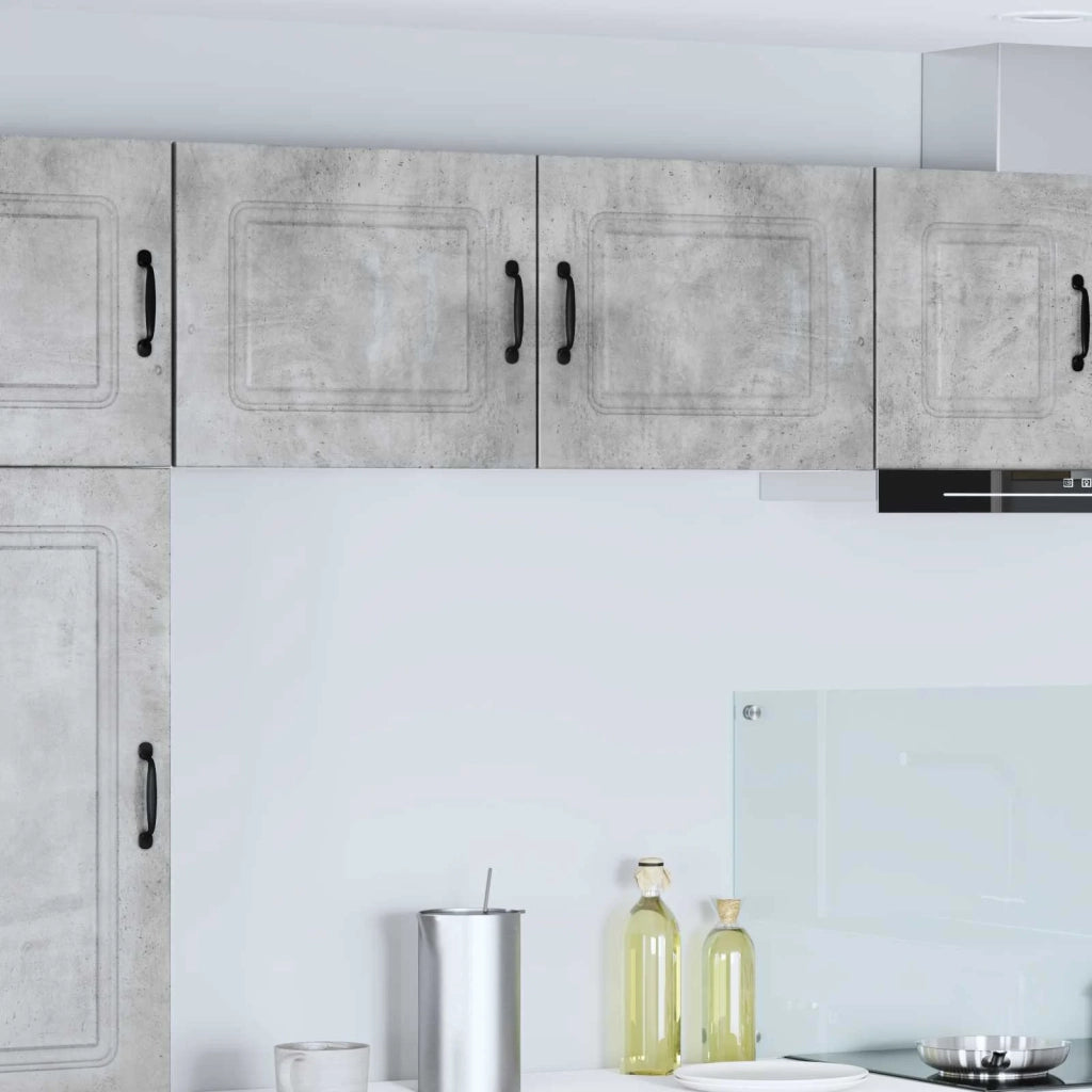 Mobile da cucina 2 pz-Set di 2 Armadio da cucina Grigio cemento 50 x 31 x 40 cm 455878