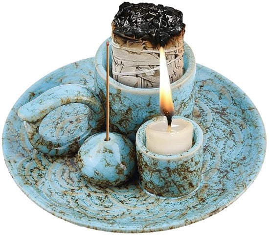 Porta fumo multifunzionale per meditazione e decorazione
