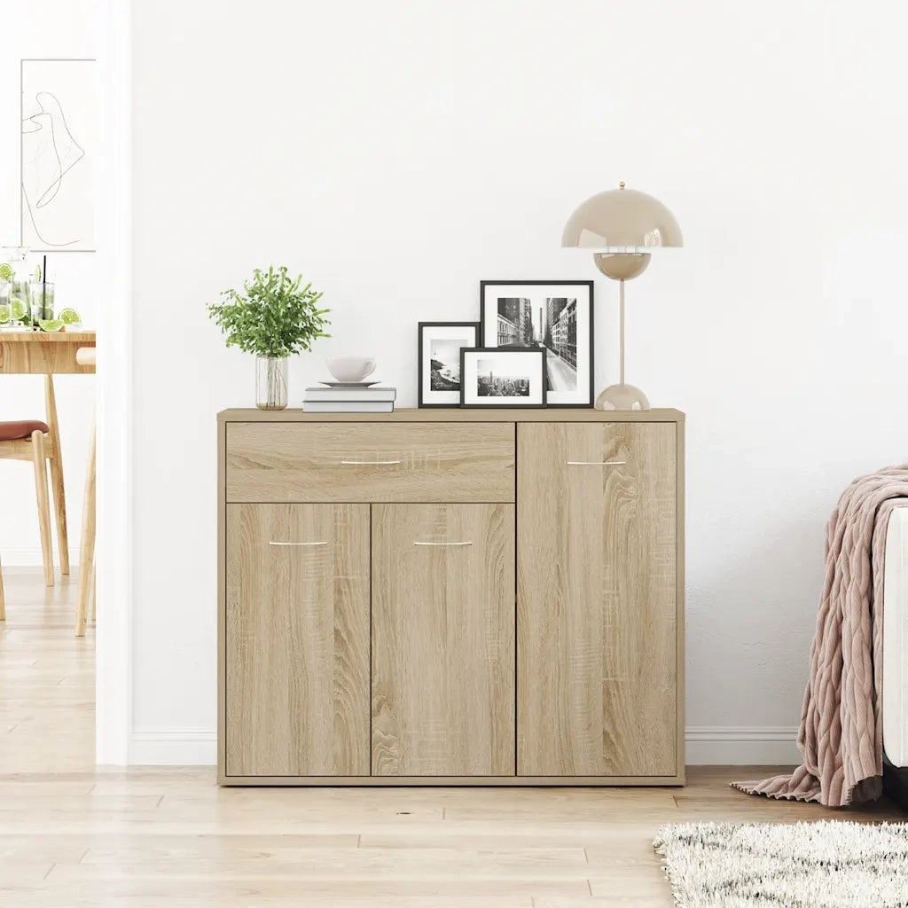 Credenza | Madia | Buffet da pranzo | Armadio da pranzo Rovere Sonoma 88x30x70 cm in Legno Multistrato