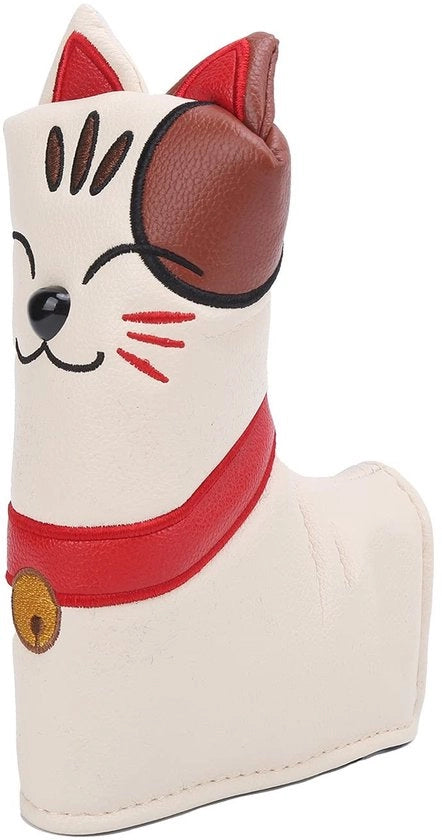 Copricapo per Piastra da Golf - Design Magnetico con Fortuna del Gatto