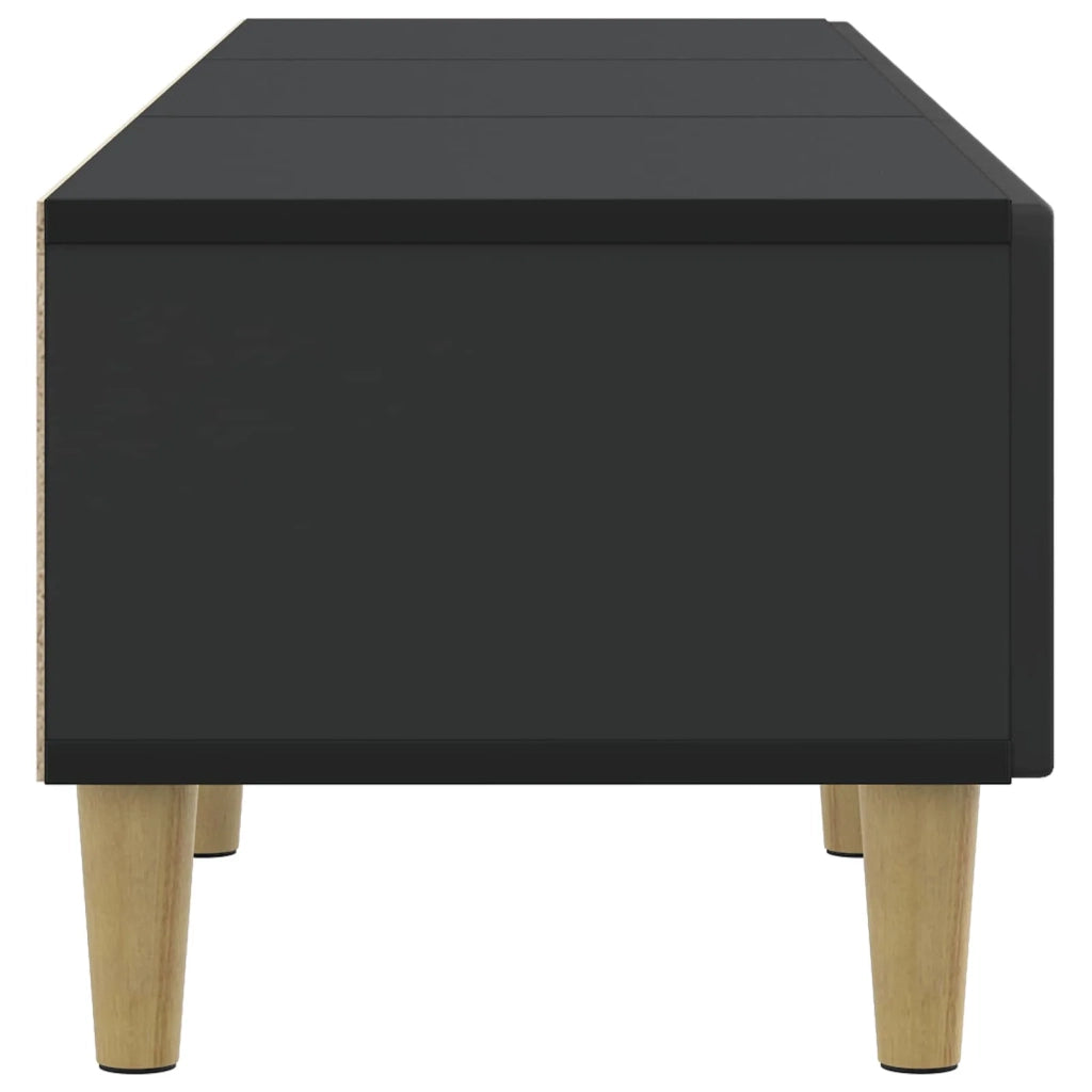 Mobile TV Nero 147 x 34,5 x 30 cm Legno ingegnerizzato 894706