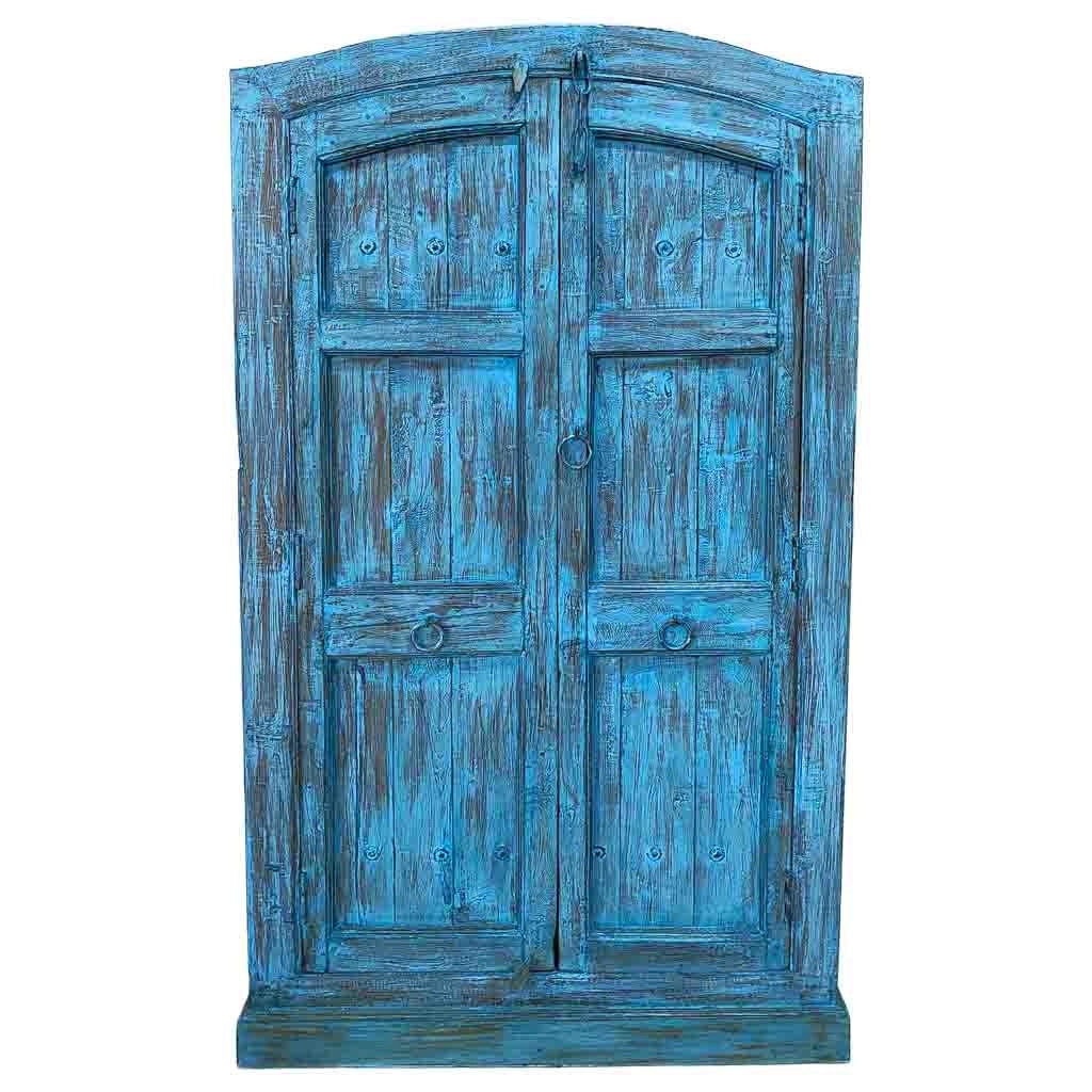 Armadio in legno fatto a mano 90-100x37x170-195h cm
