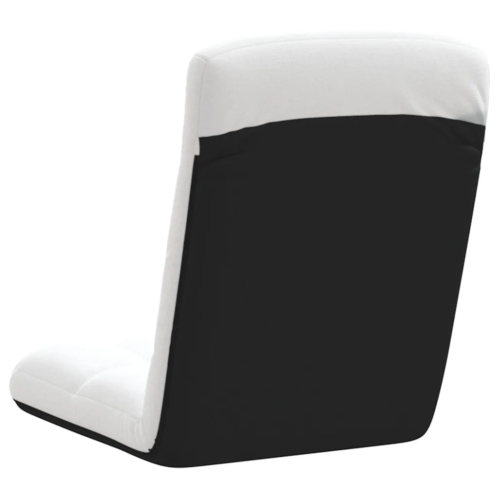 Sedia da Terra Pieghevole Bianco 71x51x62 cm in Tessuto 4019743