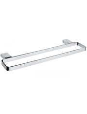 Portasciugamani doppio VIA ottone cromato 50 x2 x13,2 cm