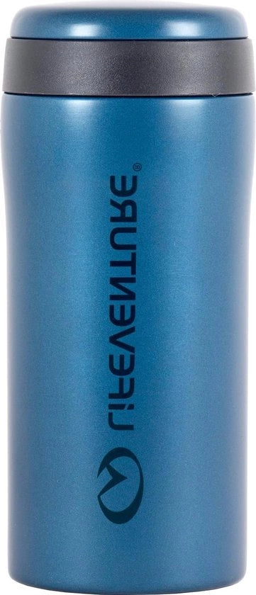 Tazza termica di viaggio - isolata a vuoto - beaker riciclabile da caffè 300ml - metallico cobalto