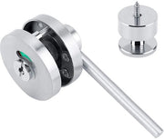 Blocco di Sicurezza per Porta Esterna - Blocco di Sicurezza per Porta - Blocco di Sicurezza con Cilindro - Blocco di Sicurezza con Chiave - Blocco di Sicurezza - Facile da Installare - Blocco di Sicurezza per Bagno