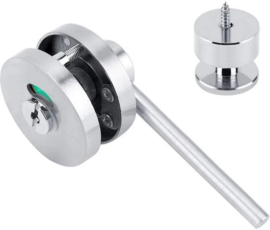 Blocco di Sicurezza per Porta Esterna - Blocco di Sicurezza per Porta - Blocco di Sicurezza con Cilindro - Blocco di Sicurezza con Chiave - Blocco di Sicurezza - Facile da Installare - Blocco di Sicurezza per Bagno