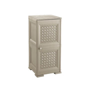 MOBILE 2 MODULI TALPA 40X43X85,5 CM CON ANTE TRAFORATE – CONTENITORE VERTICALE ORGANIZZAZIONE CASA PER INGRESSO E ZONA GIORNO