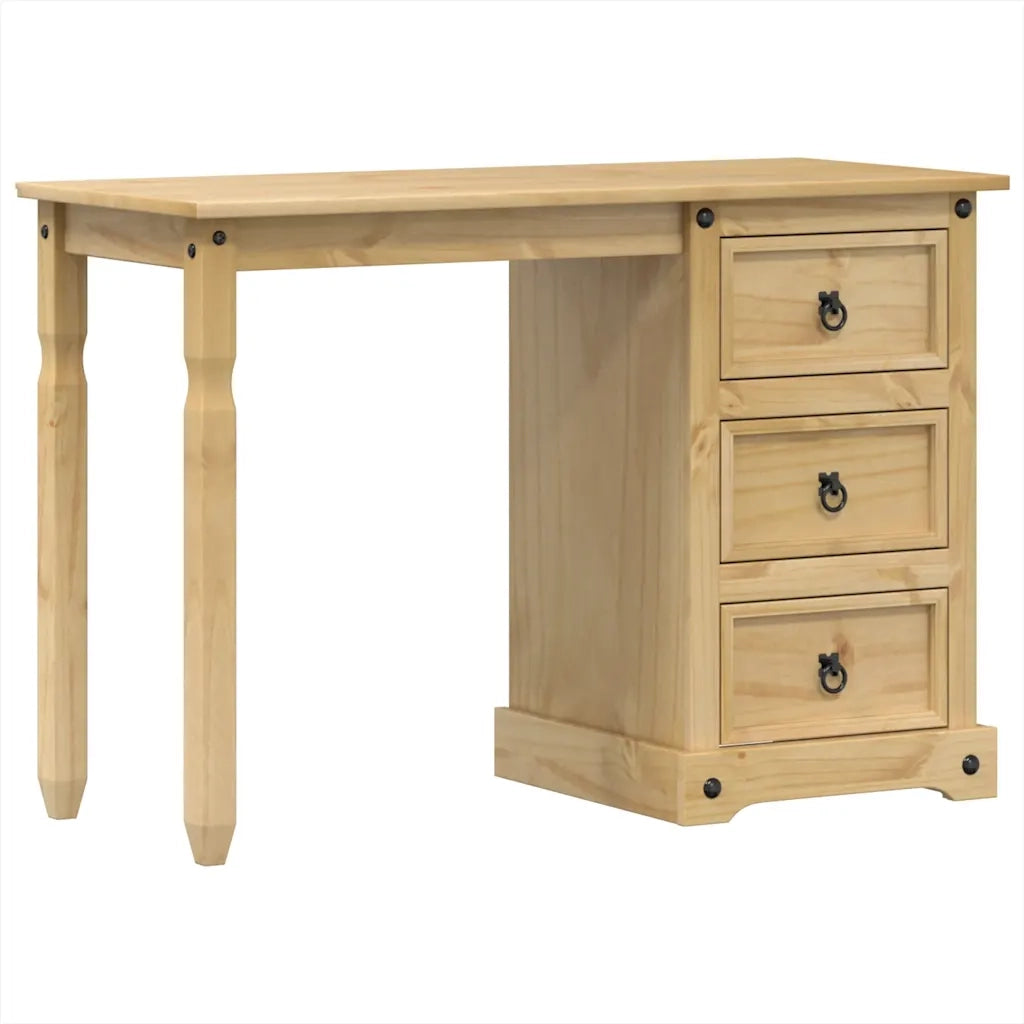Toeletta Corona 110x47x75 cm in Legno Massello di Pino 4005685
