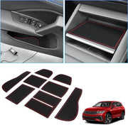 Pannelli di protezione antiscivolo per console centrale compatibili con VW Tiguan 3 2024, set di 8 pezzi