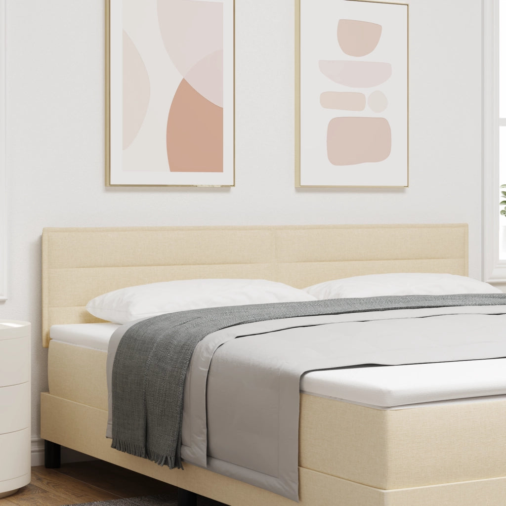 Testata LED Design Linee Panna 90 cm Tessuto