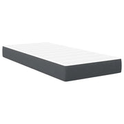 Letto singolo | Letto per adulti | Materasso da Letto con materasso Grigio 100 x 200 cm Tessuto