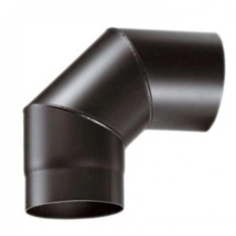 CANNA FUMARIA CURVA FUMI 90GRADI DIAM.80mm STUFA A PELLET - UNIVERSALE