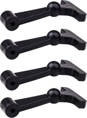 Sostituti robusti per la chiusura di frigoriferi compatibili con Tundra RTIC e altri frigoriferi simili. Design ergonomicamente migliorato. Nero.
